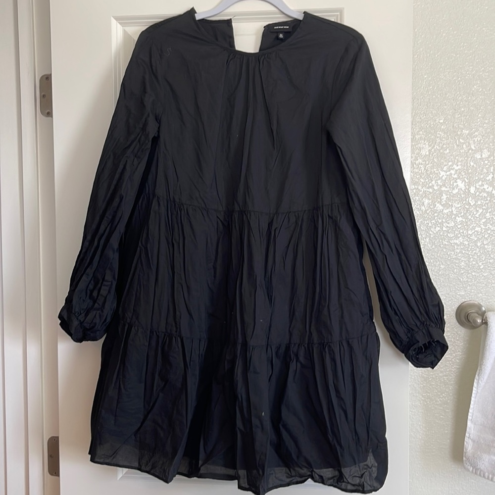 Black mini dress
